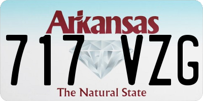AR license plate 717VZG