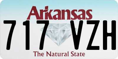 AR license plate 717VZH