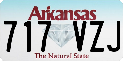 AR license plate 717VZJ