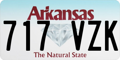 AR license plate 717VZK