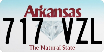 AR license plate 717VZL