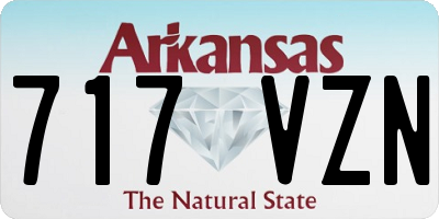 AR license plate 717VZN