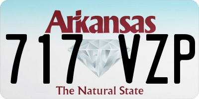 AR license plate 717VZP