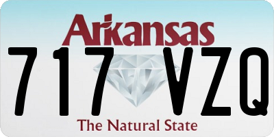 AR license plate 717VZQ