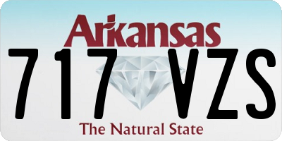 AR license plate 717VZS
