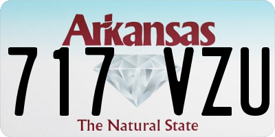 AR license plate 717VZU