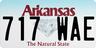 AR license plate 717WAE