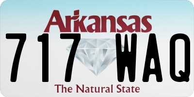 AR license plate 717WAQ