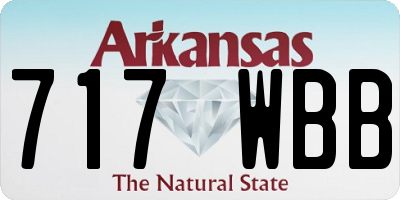 AR license plate 717WBB
