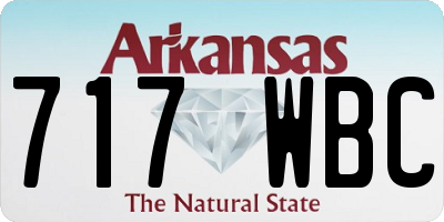 AR license plate 717WBC