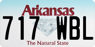 AR license plate 717WBL
