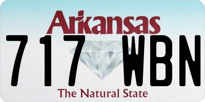 AR license plate 717WBN