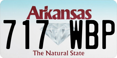 AR license plate 717WBP