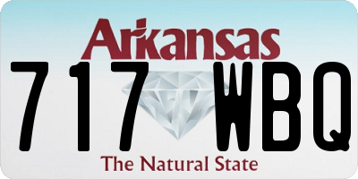 AR license plate 717WBQ