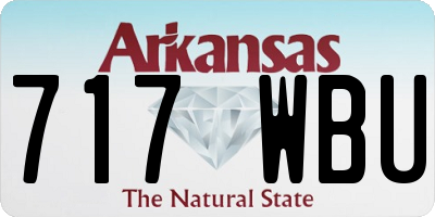 AR license plate 717WBU