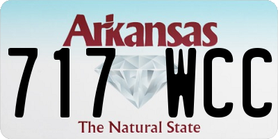 AR license plate 717WCC