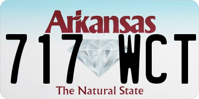 AR license plate 717WCT