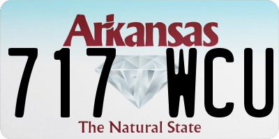 AR license plate 717WCU