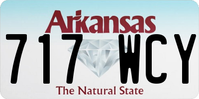 AR license plate 717WCY