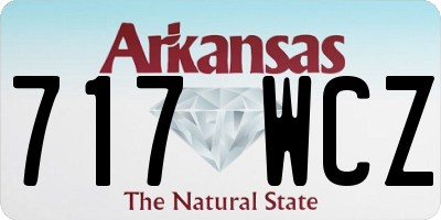 AR license plate 717WCZ