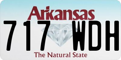 AR license plate 717WDH