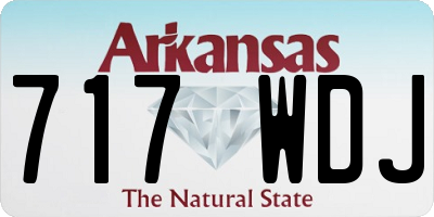 AR license plate 717WDJ