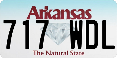 AR license plate 717WDL