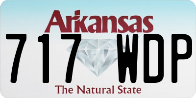 AR license plate 717WDP
