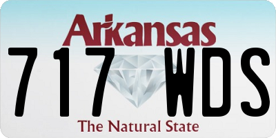 AR license plate 717WDS