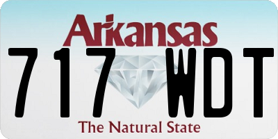 AR license plate 717WDT