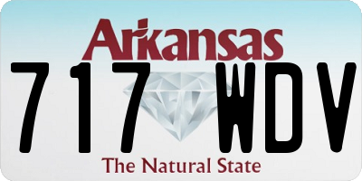 AR license plate 717WDV