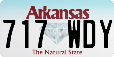 AR license plate 717WDY
