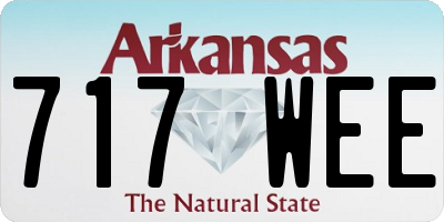 AR license plate 717WEE