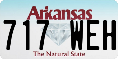 AR license plate 717WEH