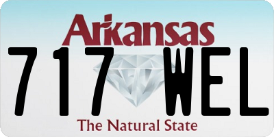 AR license plate 717WEL