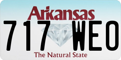 AR license plate 717WEO