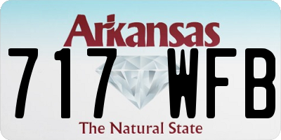 AR license plate 717WFB