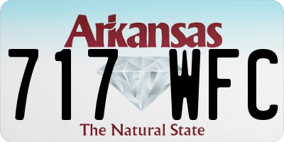 AR license plate 717WFC