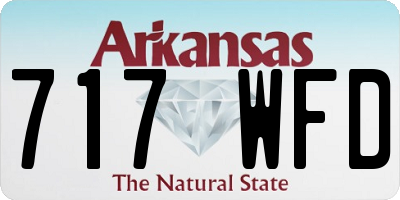 AR license plate 717WFD
