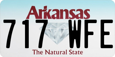 AR license plate 717WFE