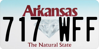 AR license plate 717WFF