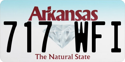 AR license plate 717WFI