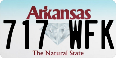 AR license plate 717WFK