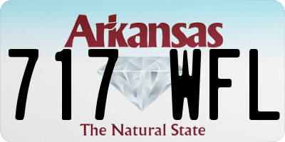 AR license plate 717WFL