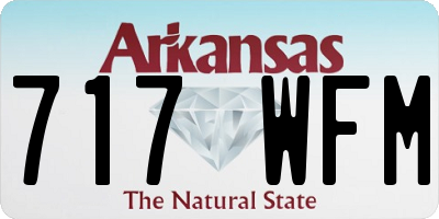 AR license plate 717WFM