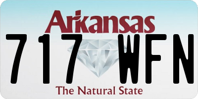 AR license plate 717WFN
