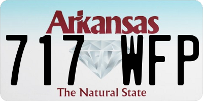 AR license plate 717WFP
