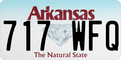 AR license plate 717WFQ