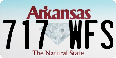 AR license plate 717WFS
