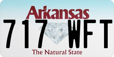 AR license plate 717WFT